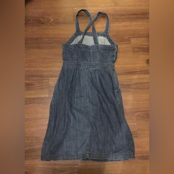 Denim dress with pockets - Picture 2 of 2